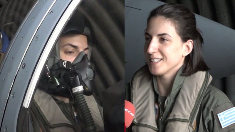 Ο Θεός να σε έχει καλά Θεοδώρα: Η 29χρονη κουκλάρα πιλότος του ελληνικού Mirage που φυλάει τους αιθέρες της χώρας μας!