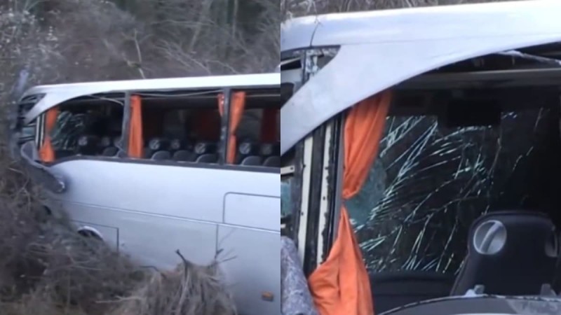 «Έχω σωληνάκια στο κεφάλι μου»: Συγκλονίζει επιβάτης του σοκαριστικού τροχαίου στην Βουλγαρία που τραυματίστηκε σοβαρά (video)