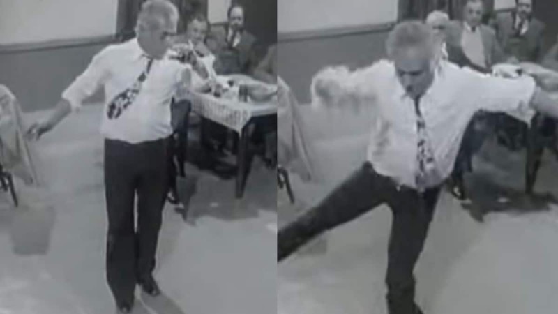 Βαρύ αυθεντικό αρσενικό: Λεβεντάνθρωπος σηκώθηκε και έδειξε πώς χορεύεται το ζεϊμπέκικο με ψυχή (video)