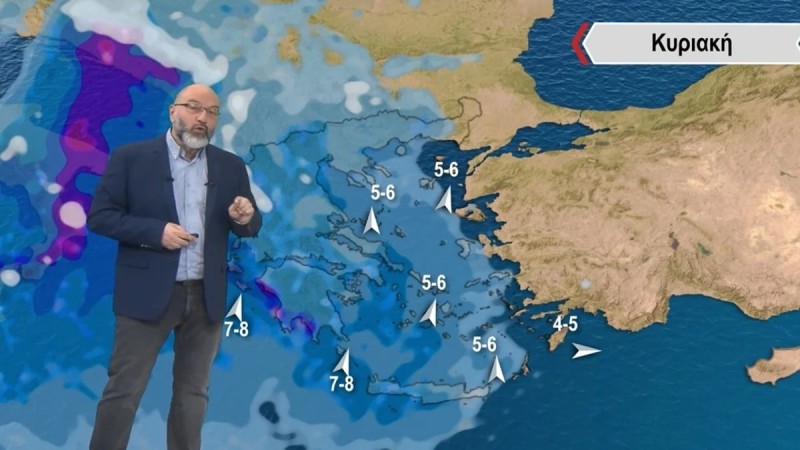 Σάκης Αρναούτογλου: Χαλάει ο καιρός αυτό το διήμερο - Λασποβροχές και χιόνια στα βόρεια ορεινά (video)