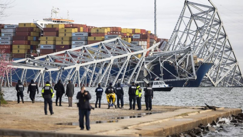 Τραγωδία στη Βαλτιμόρη: «Αγγίζει» τα  4 δισ. ευρώ το κόστος ανοικοδόμησης της κατεστραμμένης γέφυρας