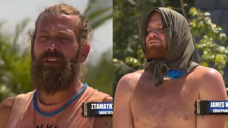 Survivor 2024: «Μαλλιά κουβάρια» Τζέημς και Σταμάτης - «Καλύτερος ηθοποιός και από τον Αλέξη είσαι» (video) 