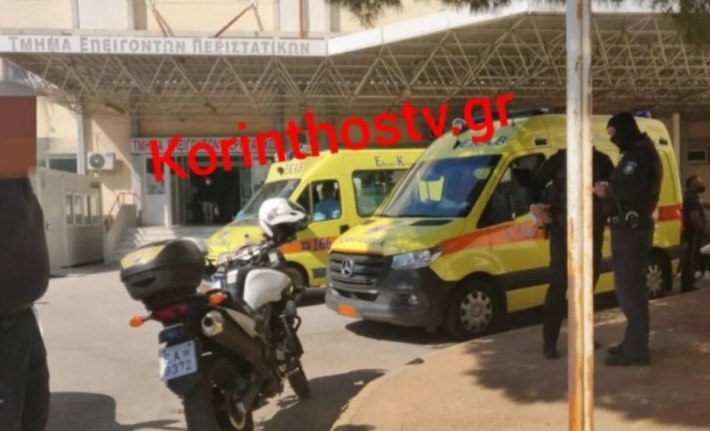 Αναταραχή στην Κόρινθο: Θύμα ξυλοδαρμού άνδρας του ΕΚΑΒ έξω από το νοσοκομείο