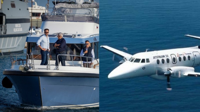 Τελικά «μασάει» ο Κασσελάκης: Διέκοψε την περιοδεία του με το «μικρό νοικιασμένο σκάφος» και επέστρεψε αεροπορικώς στην Αθήνα