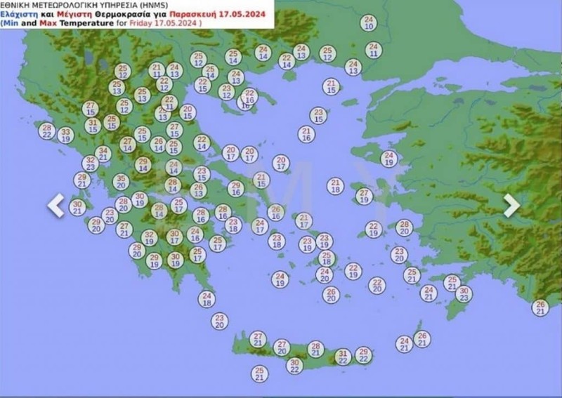 Έρχεται ο πρώτος καύσωνας: Οι 7 περιοχές της Ελλάδος που θα ξεπεράσει τους 35 βαθμούς η θερμοκρασία!