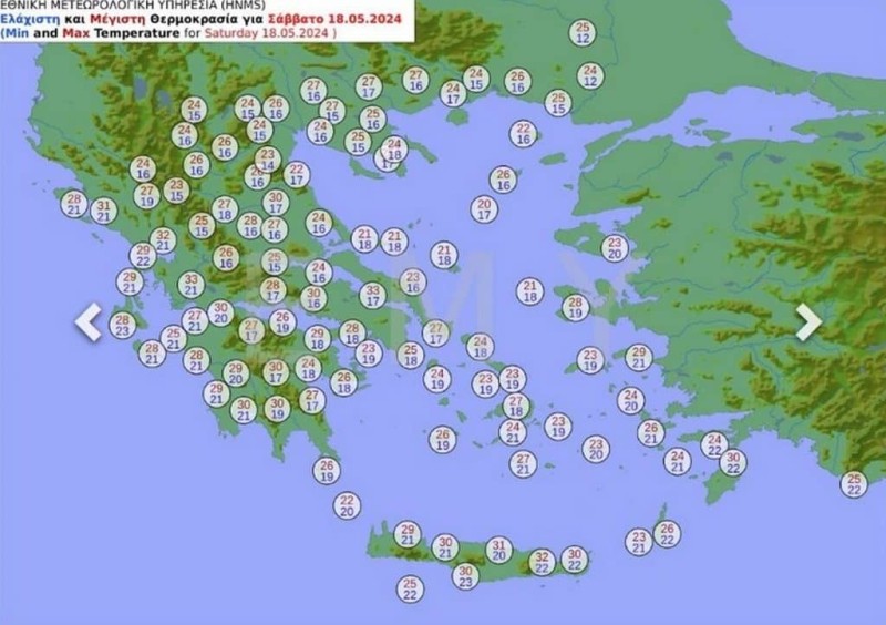 Έρχεται ο πρώτος καύσωνας: Οι 7 περιοχές της Ελλάδος που θα ξεπεράσει τους 35 βαθμούς η θερμοκρασία!