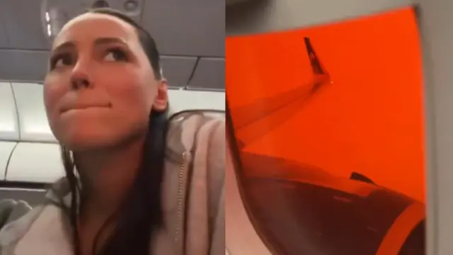 Κακοκαιρία Erminio: Τουρίστρια τρομοκρατήθηκε από τον πορτοκαλί ουρανό – Το βίντεο της έγινε viral