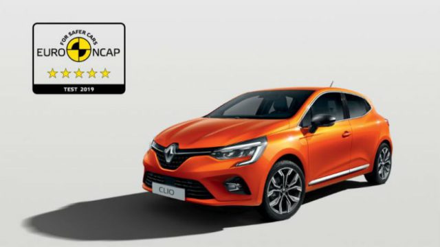 Το All-new Renault CLIO προσφέρει κορυφαία ασφάλεια 5 αστέρων!