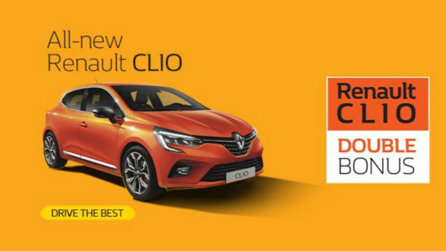 Tο Νέο Renault Clio με double bonus και όφελος έως 1.500€