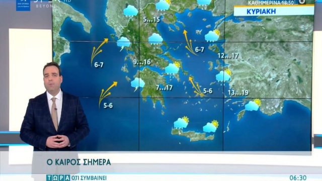 Καμπανάκι από τον Κλέαρχο Μαρουσάκη: Σε ποιες περιοχές θα έχουμε βροχοπτώσεις