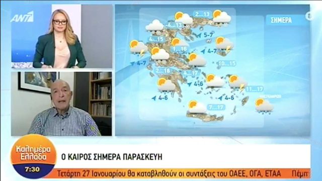 «Δε σταματούν οι βροχές και τα χιόνια μέχρι…» – Πρόγνωση του Τάσου Αρνιακού