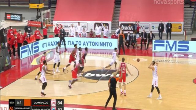 Euroleague: Νίκη-θρίλερ για τον Ολυμπιακό κόντρα στην Μπάγερν (Video)