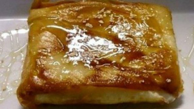 Φέτα σαγανάκι με μέλι