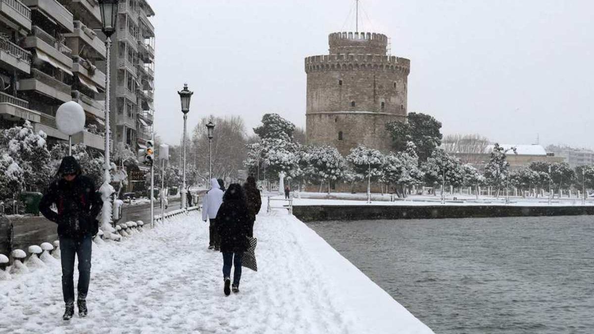 «Κλείδωσαν» τα χιόνια για Θεσσαλονίκη – Έρχεται πολικό ψύχος για 3 ημέρες
