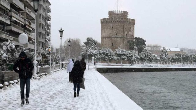«Κλείδωσαν» τα χιόνια για Θεσσαλονίκη – Έρχεται πολικό ψύχος για 3 ημέρες