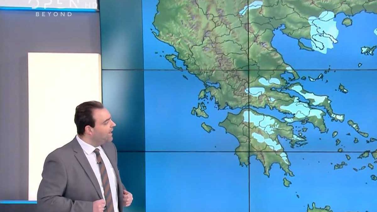 Προειδοποίηση από τον Κλέαρχο Μαρουσάκη: Κι άλλο κύμα κακοκαιρίας με χιόνια στην «καρδιά» της Αθήνας
