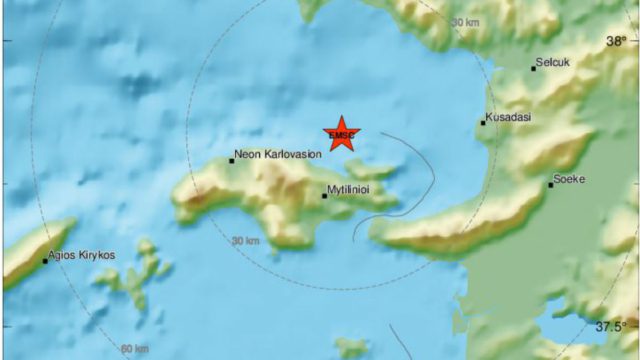 Σεισμός 3,5 Ρίχτερ στη Σάμο