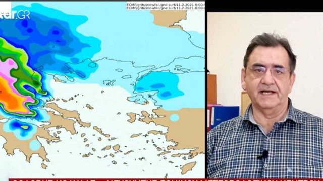 «Ο χιονιάς σκεπάζει την Αθήνα – Τεράστια προσοχή από…» – Ο Θοδωρής Κολυδάς προειδοποιεί