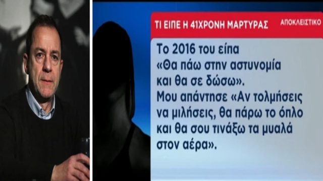 Κατάθεση φωτιά για τον Δημήτρη Λιγνάδη: «Aν τολμήσεις να μιλήσεις θα σου τινάξω τα μυαλά στον αέρα»