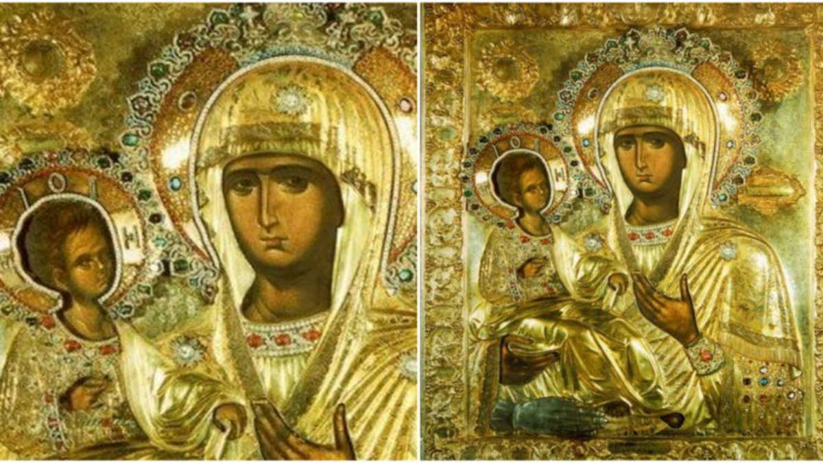 Η μοναδική εικόνα της Παναγίας με τα τρία χέρια
