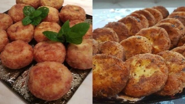 Πατατοκεφτέδες στο τηγάνι με φέτα και δυόσμο