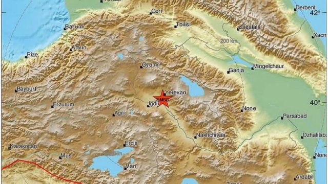 Μεγάλος σεισμός στην Αρμενία – Ένας τραυματίας