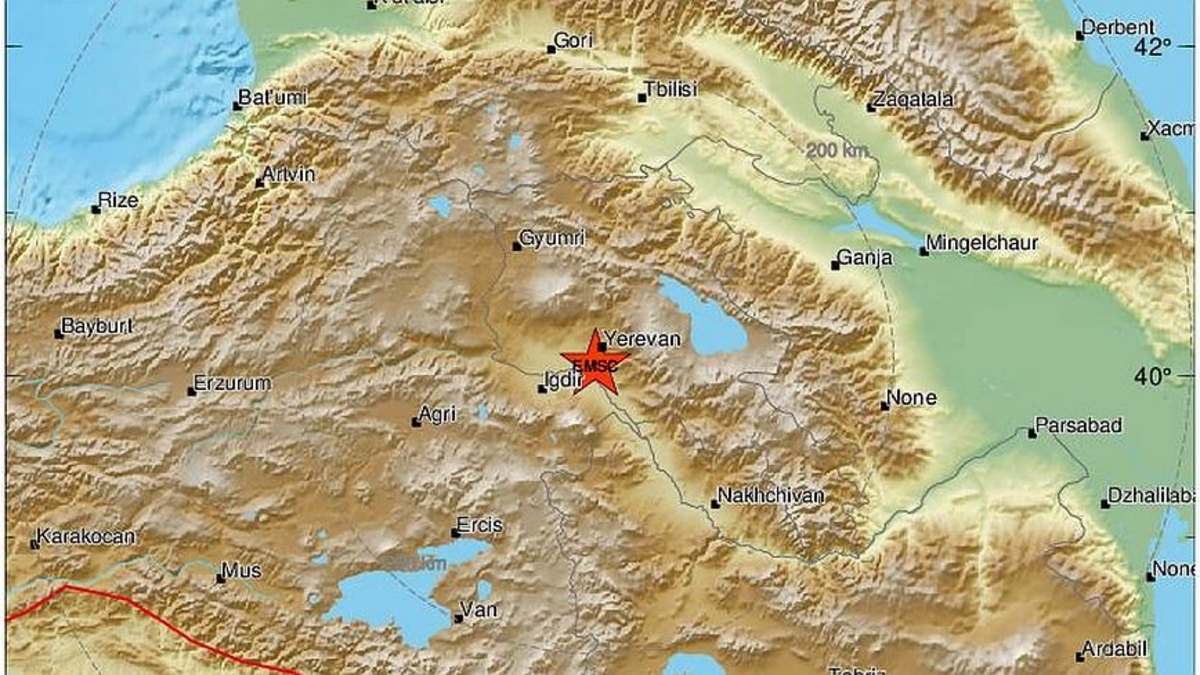 Μεγάλος σεισμός στην Αρμενία – Ένας τραυματίας