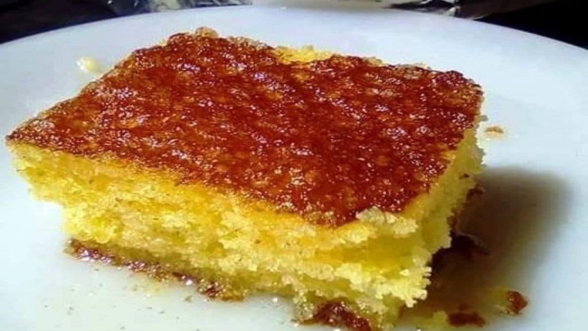 Πανεύκολη συνταγή για ραβανί χωρίς αυγά!