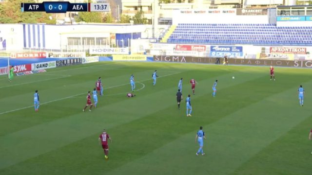 Super League: Χαμένη ευκαιρία για σπουδαίο διπλό ΑΕΛ στο Περιστέρι – Έμεινε στο 1-1 με Ατρόμητο (Video)