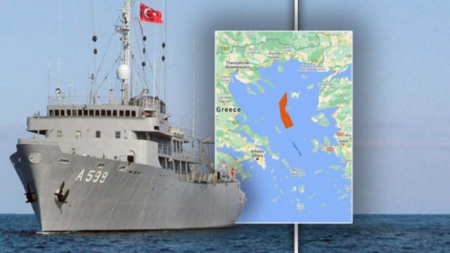 Στο Αιγαίο χωρίς να μεταδίδει στίγμα το τουρκικό πλοίο “Τσεσμέ”