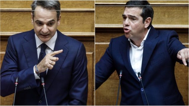 “Έξαλλος” ο Μητσοτάκης με τον Τσίπρα: “Ρίχνετε λάσπη, κανένα μυστικό δεν με συνδέει με την Μενδώνη”