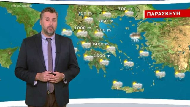 «Τριήμερο γεμάτο βροχές και χιόνια – Προσοχή» – Καμπανάκι από τον Γιάννη Καλλιάνο