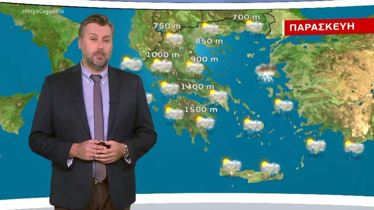 «Τριήμερο γεμάτο βροχές και χιόνια – Προσοχή» – Καμπανάκι από τον Γιάννη Καλλιάνο