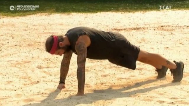 Survivor 4: Το έπος της χρονιάς – Ο Τριαντάφυλλος κάνει «ζέσταμα» και μπαίνει στο αγώνισμα (video)