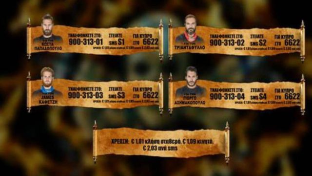 Survivor ψηφοφορία 28/04: Ποιος παίκτης θέλετε να παραμείνει στο παιχνίδι;