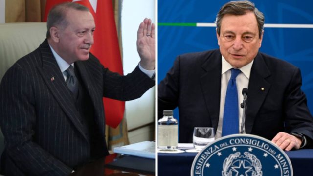 Σε “εμπόλεμη” κατάσταση Ιταλία – Τουρκία: Ο “δικτάτορας” Ερντογάν και ο “ανίκανος” Ντράγκι