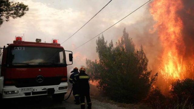 Φωτιά στη Σάμο
