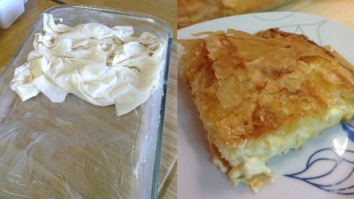 Τραγανή πατσαβουρόπιτα με τυρί φέτα