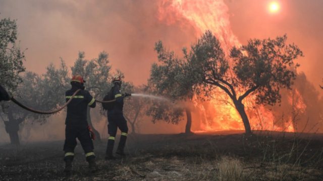 Πυρκαγιά στο Χιλιομόδι Κορινθίας!
