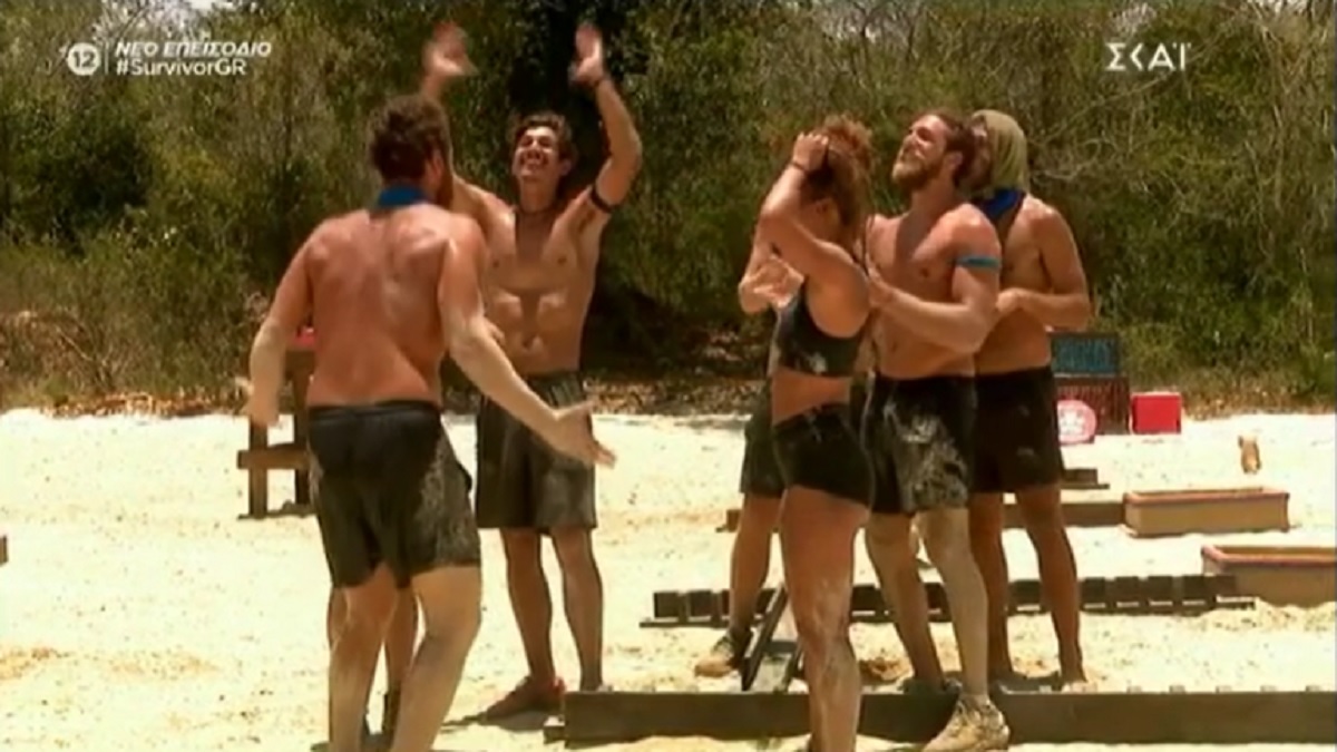 Survivor 4: Νικήτρια η Μπλε ομάδα στο αγώνισμα επικοινωνίας (Video)