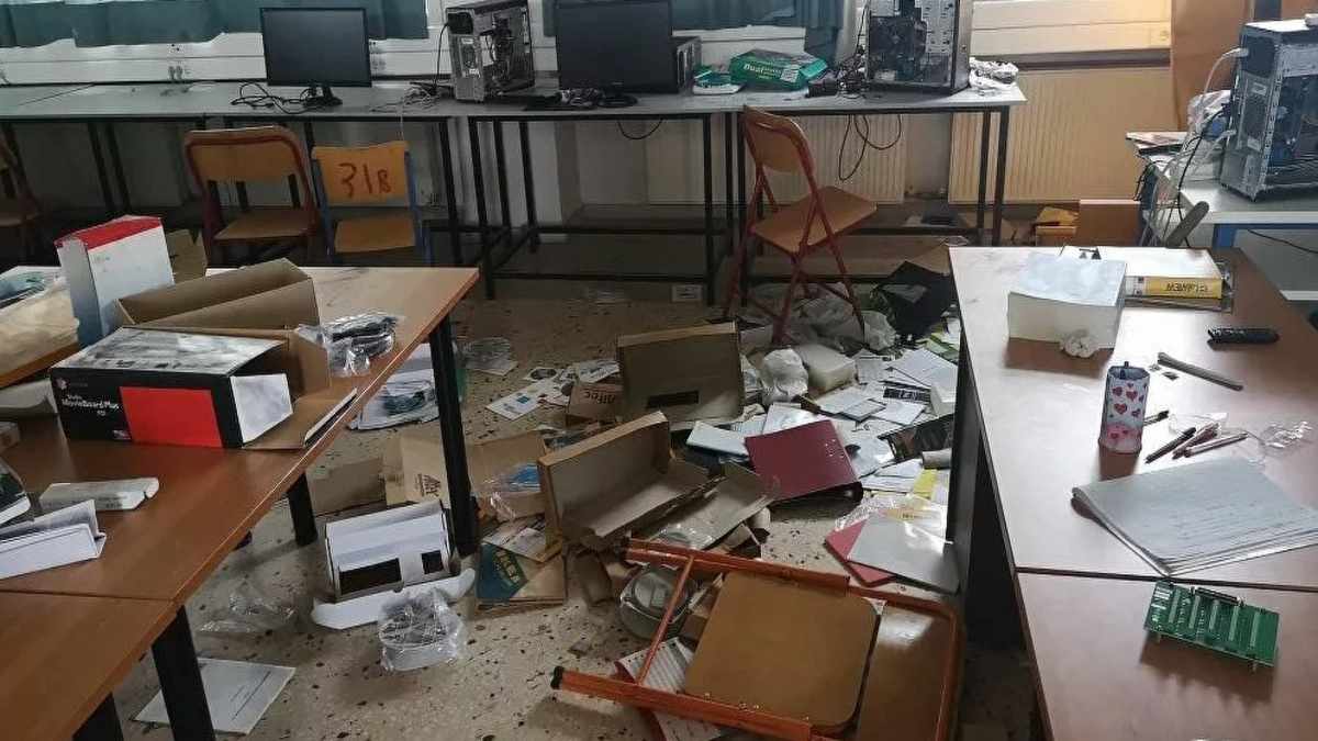 Ηράκλειο: Βανδάλισαν σχολικό κτίριο