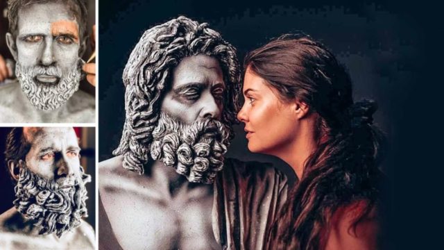Παγκόσμια Ημέρα Πολιτισμού: Ηθοποιοί μεταμορφώθηκαν σε αγάλματα