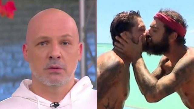 Survivor 4: Ο Μουτσινάς σχολίασε το φιλί Ηλία και Τριαντάφυλλου – «Αυτά πρέπει να βλέπουμε»
