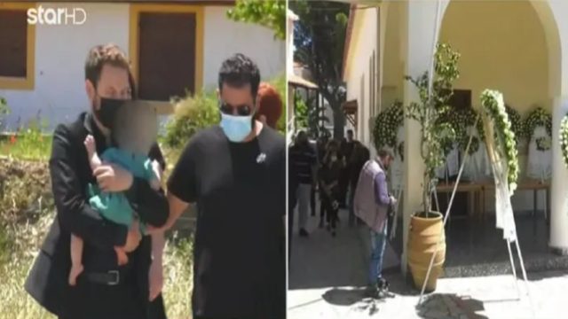 Έγκλημα στα Γλυκά Νερά: Συγκλονίζει η εικόνα του πατέρα με το 11μηνών κοριτσάκι του – Το τελευταίο αντίο στην 20χρονη Κάρολαϊν (Video)