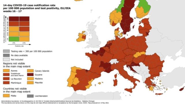 «Πράσινη» η Ελλάδα στον δείκτη θετικότητας