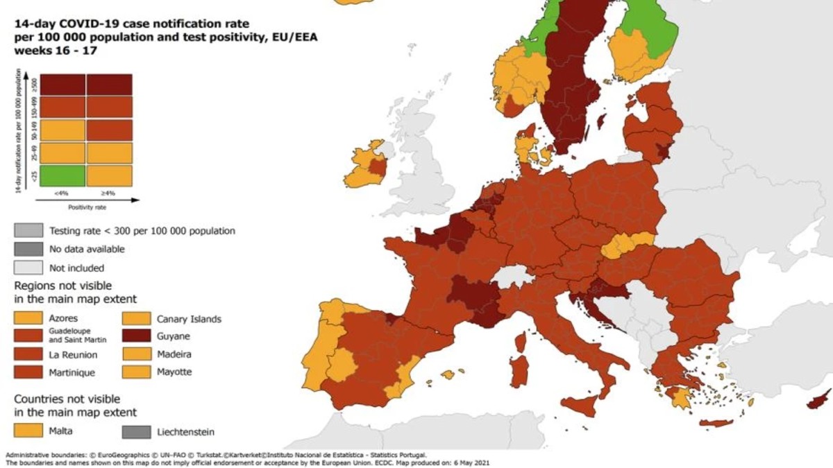 «Πράσινη» η Ελλάδα στον δείκτη θετικότητας