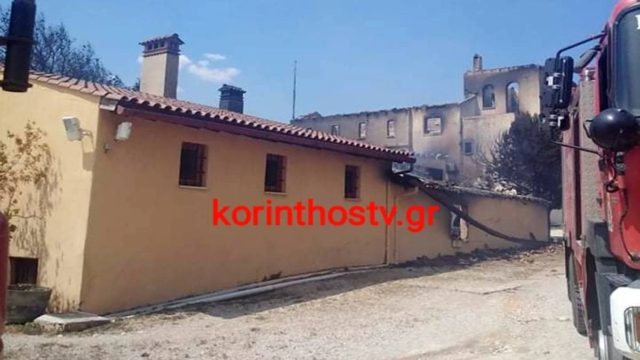 Φωτιά στον Σχίνο Κορινθίας: Στις φλόγες οινοποιείο στα Μέγαρα – Καταστροφή εκατομμυρίων