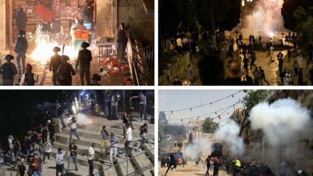 Ισραήλ-Παλαιστίνιοι: Νέες συγκρούσεις στην Ιερουσαλήμ – Εκατοντάδες τραυματίες (Video)