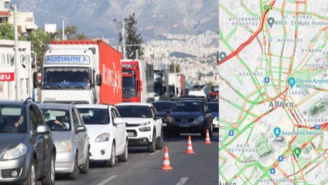 Υπερδιπλασιάστηκε η κίνηση στην Κηφισίας  μετά την άρση του lockdown