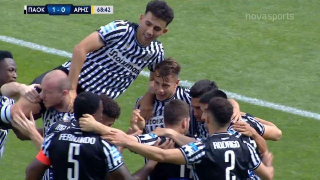 Ο ΠΑΟΚ πήρε το ντέρμπι με τον Άρη και παίρνει και τη 2η θέση (Video)